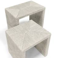 Picture of WOODSIDE NESTING TABLE SET OF 2, WHITE SAND