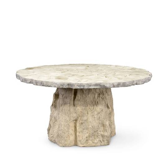Picture of CAMILLA FOSSILIZED CLAM DINING TABLE, ROUND