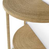 Picture of MONARCH DEMILUNE TABLE NATURAL