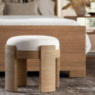 Picture of FAYE OTTOMAN NATURAL