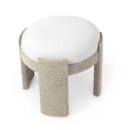 Picture of FAYE OTTOMAN, WHITE SAND