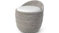 Picture of GREEN OAKS SWIVEL STOOL, WHITE SAND