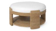 Picture of FAYE OTTOMAN, LARGE, NATURAL