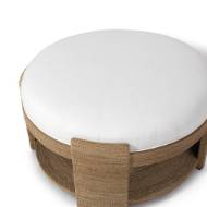 Picture of FAYE OTTOMAN, LARGE, NATURAL