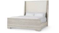 Picture of WOODSIDE SLEIGH BED, KING, WHITE SAND