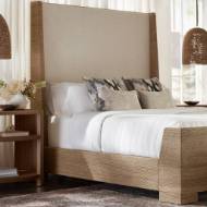Picture of WOODSIDE SLEIGH BED, KING NATURAL
