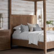 Picture of WOODSIDE CANOPY BED QUEEN, NATURAL
