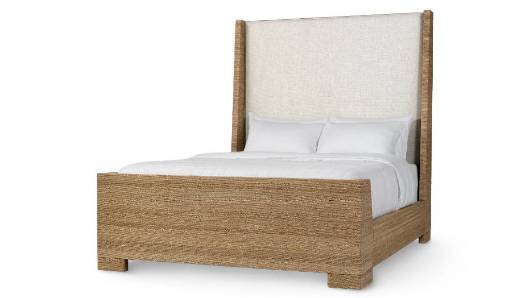 Picture of WOODSIDE SLEIGH BED, QUEEN NATURAL