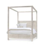 Picture of WOODSIDE CANOPY BED, QUEEN, WHITE SAND