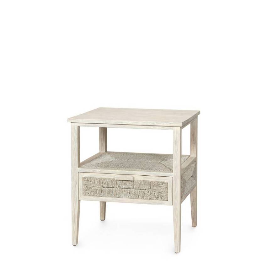 Picture of SANTA BARBARA NIGHTSTAND, WHITE SAND