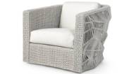 Picture of DORSEY OUTDOOR SWIVEL LOUNGE CHAIR, SILVER