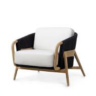 Picture of CASEY OUTDOOR LOUNGE CHAIR, BLACK