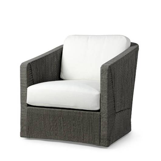 Picture of CARMINE OUTDOOR SWIVEL LOUNGE CHAIR, COAL