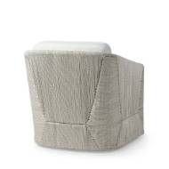 Picture of CARMINE OUTDOOR SWIVEL LOUNGE CHAIR, LIGHT FOG