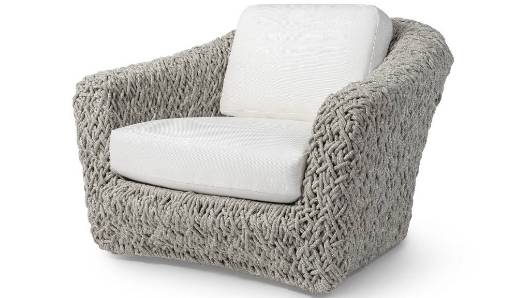 Picture of CARTER OUTDOOR SWIVEL LOUNGE CHAIR, GREY
