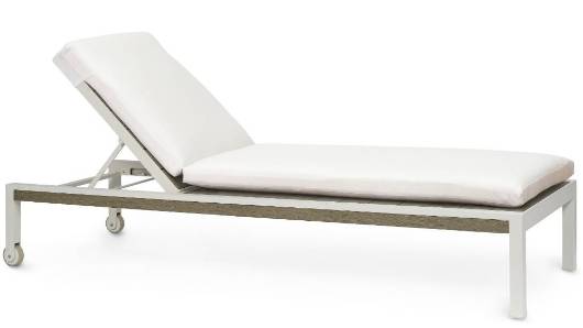 Picture of SOMERSET OUTDOOR CHAISE LOUNGE IVORY