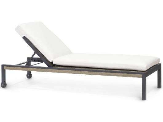 Picture of SOMERSET OUTDOOR CHAISE LOUNGE CHAIR, CHARCOAL