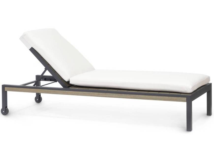 Picture of SOMERSET OUTDOOR CHAISE LOUNGE CHAIR, CHARCOAL