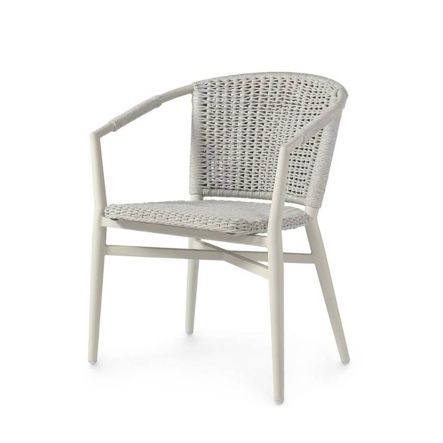 Picture of NINA OUTDOOR STACKABLE ARM CHAIR, STONE