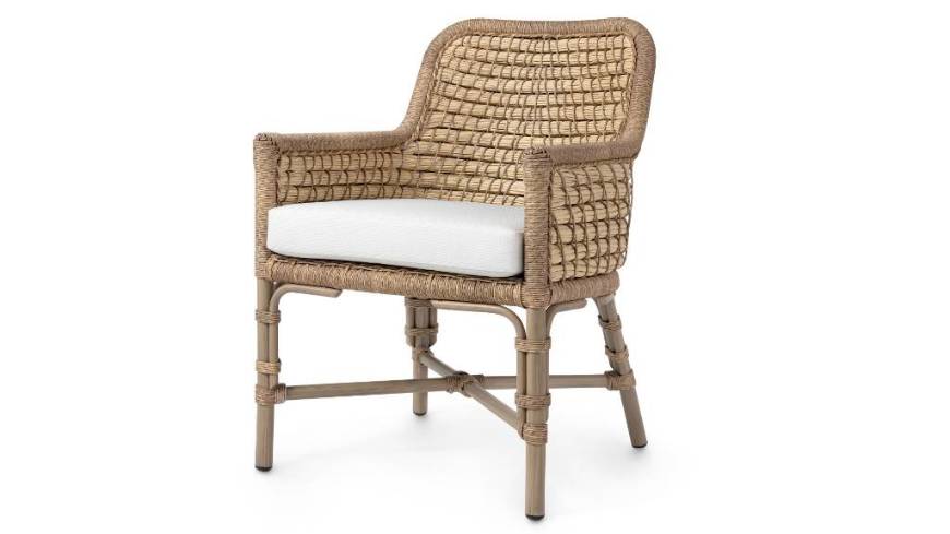 Picture of CAPITOLA OUTDOOR ARM CHAIR, NATURAL