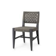 Picture of OLIVER OUTDOOR SIDE CHAIR, CHARCOAL