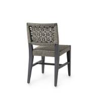 Picture of OLIVER OUTDOOR SIDE CHAIR, CHARCOAL