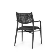 Picture of CODY OUTDOOR STACKABLE ARM CHAIR, MIDNIGHT