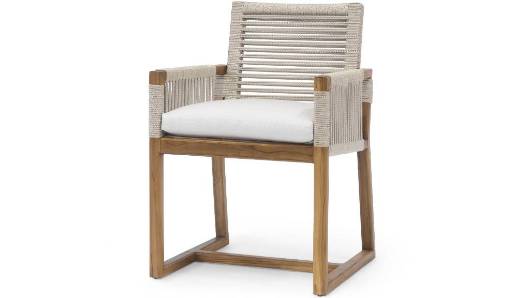 Picture of SAN MARTIN OUTDOOR ARM CHAIR, TAUPE