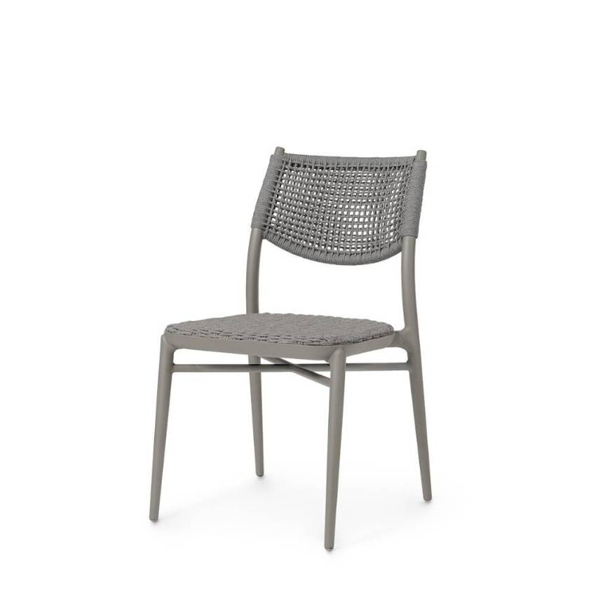 Picture of CODY OUTDOOR STACKABLE SIDE CHAIR, PEBBLE