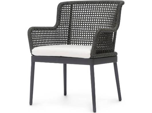Picture of SOMERSET OUTDOOR ARM CHAIR CHARCOAL