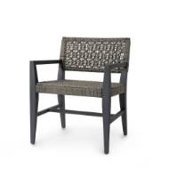 Picture of OLIVER OUTDOOR ARM CHAIR, CHARCOAL