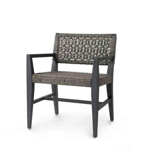 Picture of OLIVER OUTDOOR ARM CHAIR, CHARCOAL