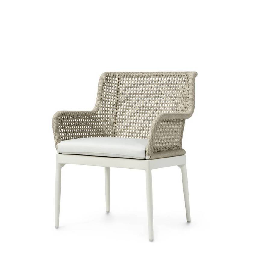 Picture of SOMERSET OUTDOOR ARM CHAIR IVORY