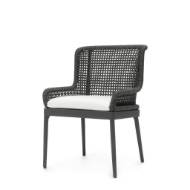 Picture of SOMERSET OUTDOOR SIDE CHAIR CHARCOAL