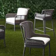 Picture of SOMERSET OUTDOOR SIDE CHAIR CHARCOAL