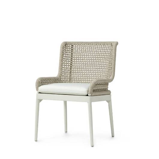 Picture of SOMERSET OUTDOOR SIDE CHAIR IVORY