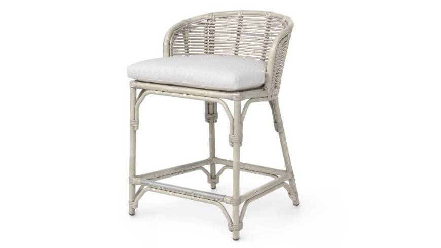 Picture of CAMINO OUTDOOR 24" COUNTER STOOL, WHITE