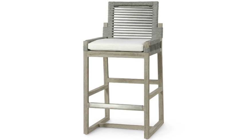 Picture of SAN MARTIN OUTDOOR 30" BARSTOOL, GREY