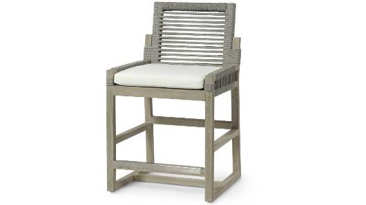 Picture of SAN MARTIN OUTDOOR 24" COUNTER STOOL, GREY