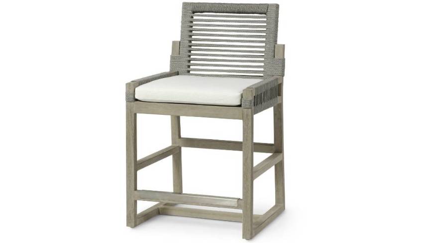 Picture of SAN MARTIN OUTDOOR 24" COUNTER STOOL, GREY