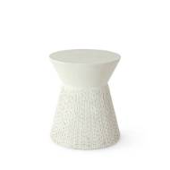 Picture of ACADIA OUTDOOR SIDE TABLE, WHITE