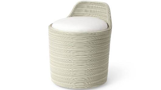 Picture of ENZO OUTDOOR SWIVEL STOOL, WEATHERED GREY