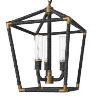Picture of HOLLISTER OUTDOOR CHANDELIER, SMALL, BLACK