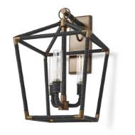 Picture of HOLLISTER OUTDOOR SCONCE, LARGE, BLACK
