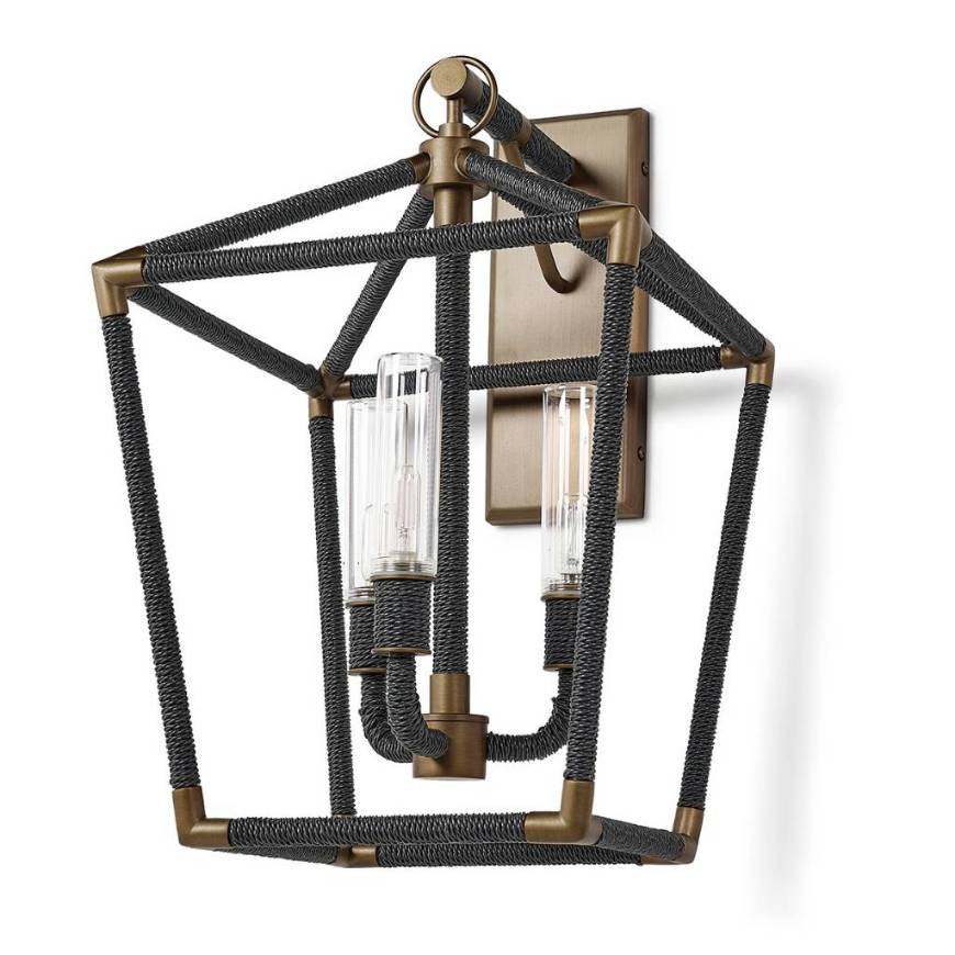 Picture of HOLLISTER OUTDOOR SCONCE, LARGE, BLACK