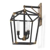 Picture of HOLLISTER OUTDOOR SCONCE, LARGE, BLACK