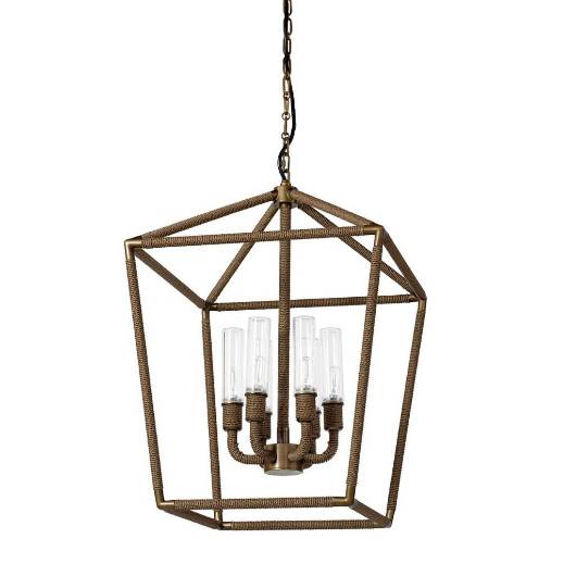 Picture of HOLLISTER OUTDOOR CHANDELIER, LARGE, NATURAL