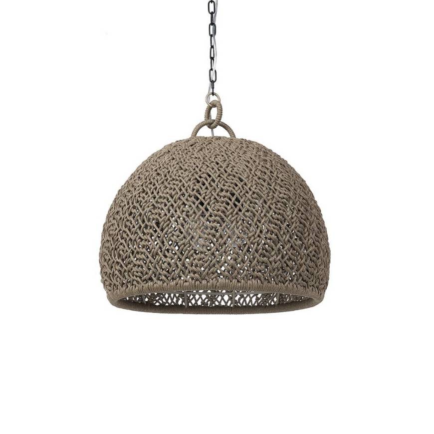 Picture of JENSON OUTDOOR CHANDELIER, SMALL, BROWN