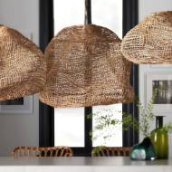 Picture of ANDORRA WICKER PENDANT, SMALL NATURAL