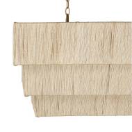 Picture of EVERLY RECTANGULAR CHANDELIER, NATURAL